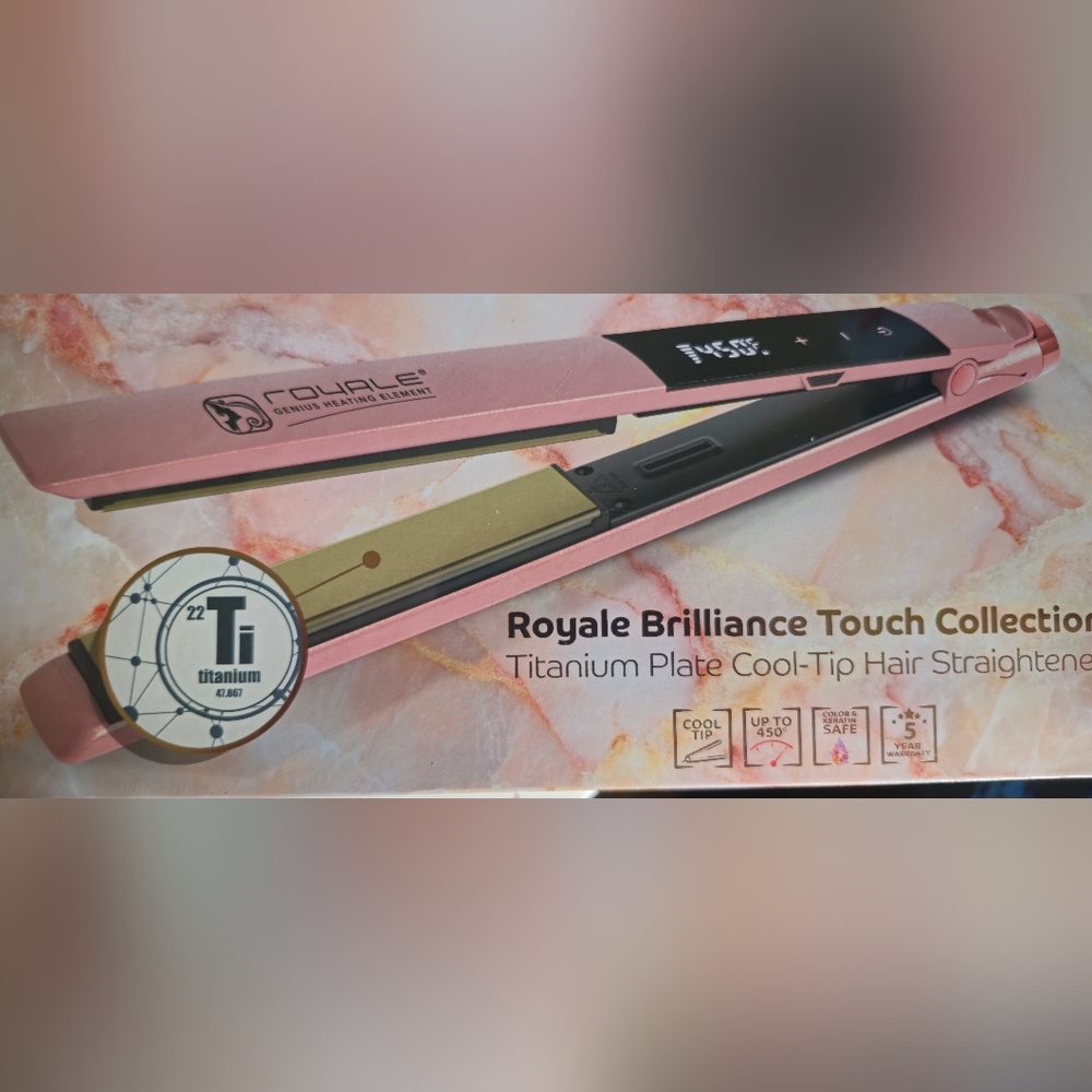 NIB Limited Edition - Platinum Genius Heating Element Hair Straightener